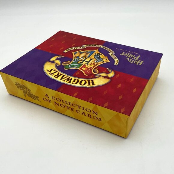Harry Potter Collection of VTG Notecards & Envelopes in Box Missing 1 Card - Picture 7 of 8